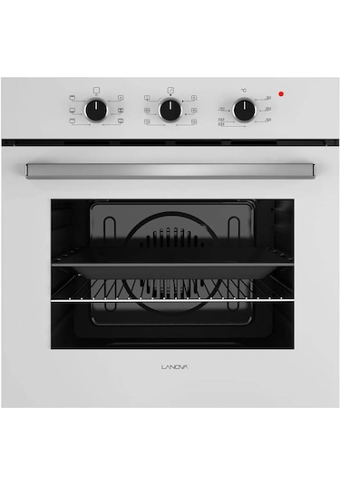 Lanova Mano 2106TW01 - G16400-202 - 3220W6 Beyaz Cam Ankastre Set