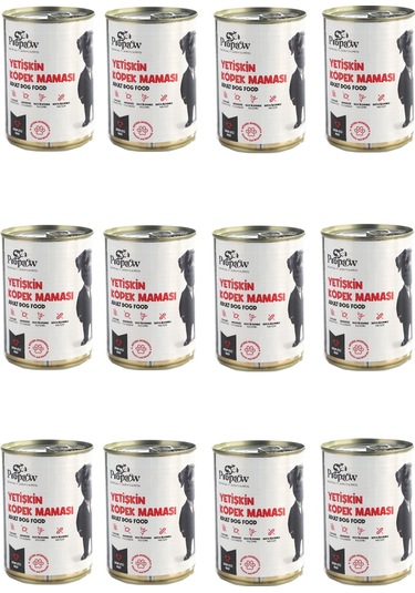 Propaw Sığır Parça Etli Jöleli Premium Tahılsız Yetişkin Köpek Maması 12 x 415 G