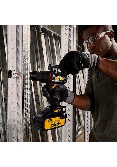 Cat DX13.1 18 V 4.0 Ah Li-ion 80 NM Çift Akülü Kömürsüz Profesyonel Şarjlı Darbeli Matkap