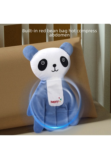 Hangfox Bebe Uyku Helper: Korku Atlama Engelleyici, Konforlu Uyku Için Isıtılabilir Bademlik, Tavşan Desenli El Şekilli Yastık 1-3 Yaş