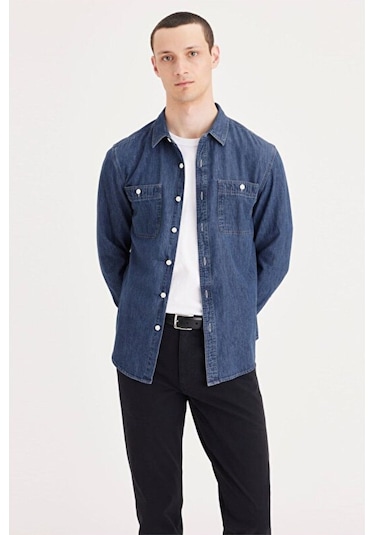 Dockers Erkek Gömlek A0877-0053 İndigo