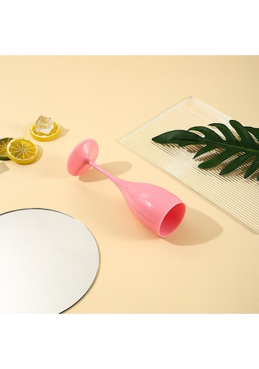 Beyaz Şampanya Flüt Bardak Plastik Şarap Bardakları Bulaşık Makinesinde Yıkanabilir Beyaz Şampanya Bardağı Restoran Bira Viski Drinkware