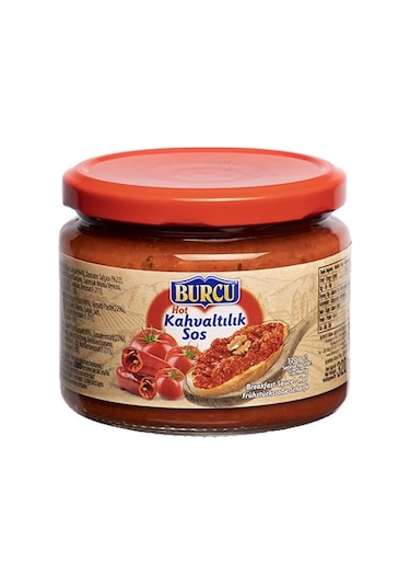 Burcu Kahvaltılık Sos 325 Gr Cam Acı Ve Tatlı 4 Lü Karma Paket