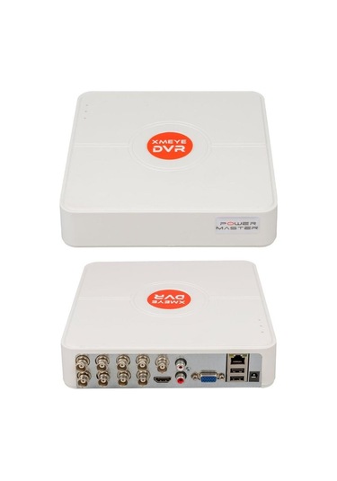 Powermaster AHD-ANALOG-TVI-CVI 1080N8 Kanal DVR Kayıt Cihazı