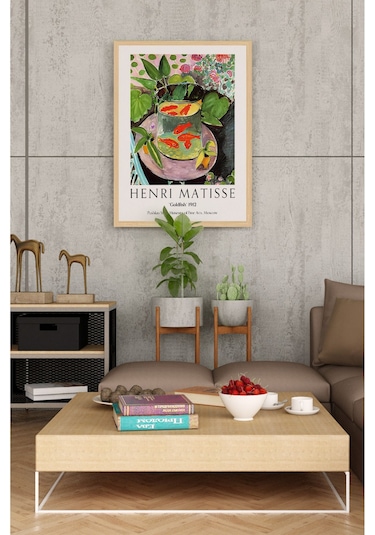 Dekorize Mdf 3 Mm Çerçeve Görünümlü Henri Matisse Tablo 30405 30 X 40