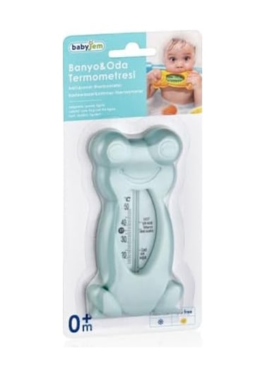Babyjem Kurbağa Banyo Ve Oda Termometresi, Turkuaz