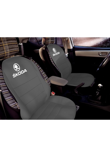 Skoda GRI Universal ÖN 2Lİ Oto Koltuk Kılıfı Oto Minder