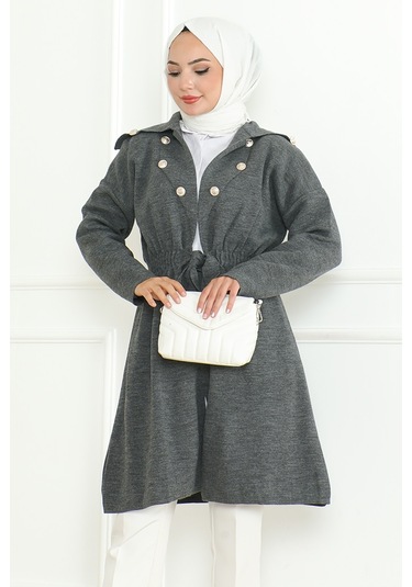 Beylem Beli Lastikli Triko Kap 1193 - Antrasit