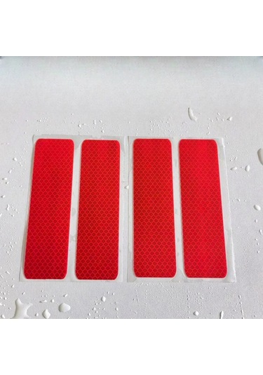 4 Adet Yansıtıcı Şeritler Gece Güvenlik Uyarı Motosiklet