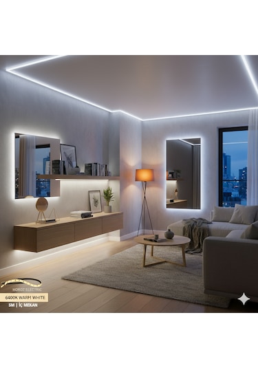 Horoz Electrıc 5 Metre İç Mekan Şerit Led 6400k Beyaz 5 M