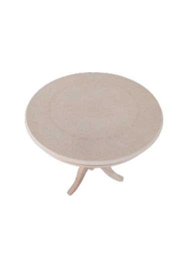 Fiskos Baba Ayak Model Parlak Ihlamur Ağacı Ayak Ham Mdf Tabla