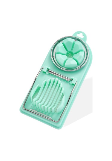 Cbtx Çok Fonksiyonlu Yumurta Kesici Mutfak Aracı Paslanmaz Çelik Fantezi Yumurta Kesici Yeşil