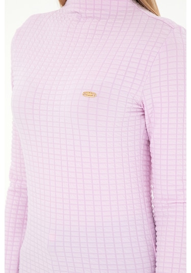 U.S. Polo Assn. Kadın Pembe Dik Yaka Sweatshırt 50292421-VR041
