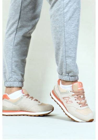 Hammer Jack Hakiki Deri Lamb-coral Kadın Ayakkabı Bej