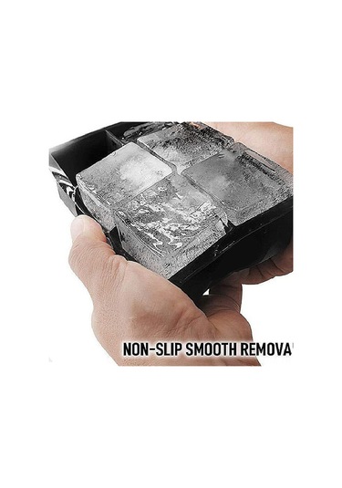 Suofeng Yemek Dereceli Silikon 6 Kareli Buz Kabi, Kapaklı, Çikolata/puding/jöle İçin Çok Amaçlı Buzluk Kutusu Çok Renkli