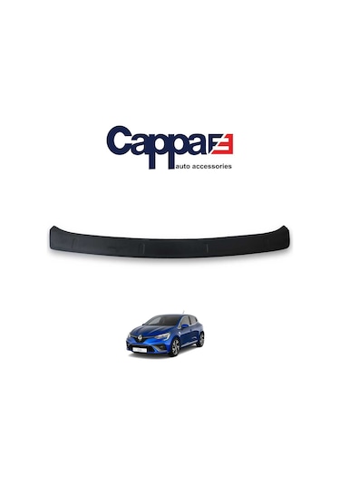 Cappafe Renault Clio 5 Arka Tampon Eşiği Koruma Mat Siyah 2020-› N11.21403
