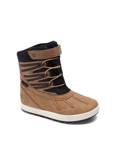 Merrell Merrell Snow Bank 5.0 Waterproof Çocuk Sarı Outdoor Ayakkabı 13918 Hardal