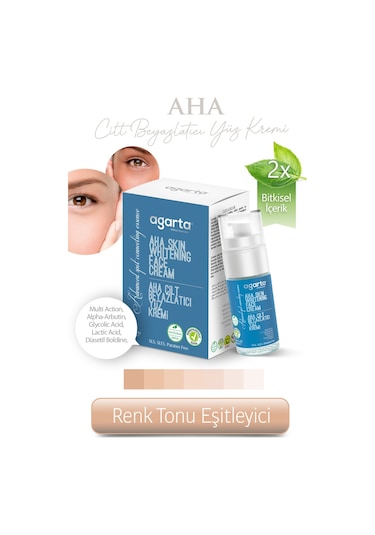 Agarta Doğal Aha Cilt Beyazlatıcı Yüz Bakım Kremi 40 ML