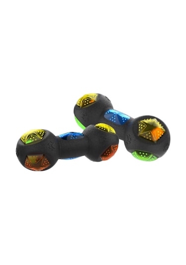 Pawise Diamond Dumbell Kauçuk Sesli Köpek Oyuncağı
