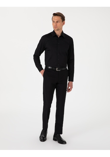 Pierre Cardin Erkek Siyah Gömlek Basic 50302972-vr046 Siyah