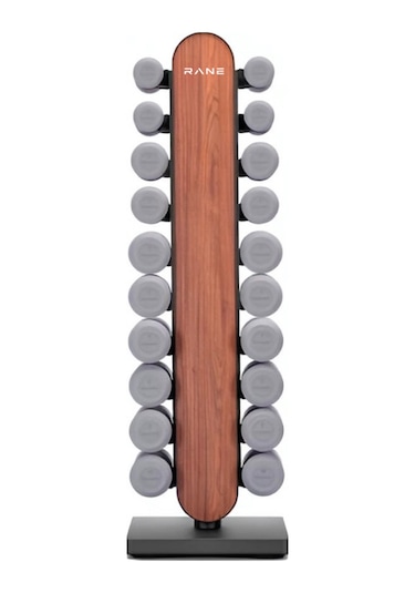 Rane Ahşap Görünümlü Dambıl Standı Şık Tasarım