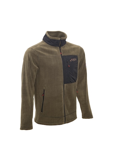 Cresta Outdoor Tam Fermuarlı Parçalı Erkek Polar Ceket