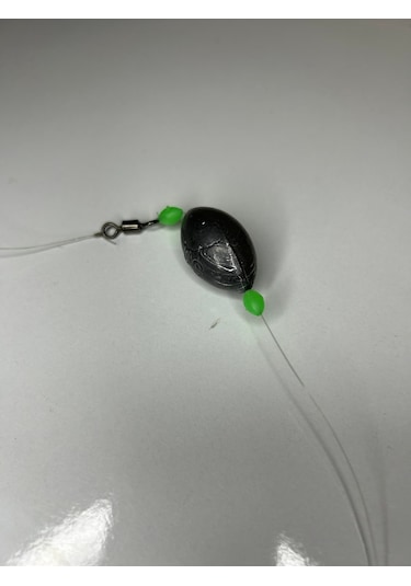 Glowlu Tek Iğneli 50 Gram Gezer Kurşunlu Hazır Olta Iğnesi Takımı Kıyı Çipura,mercan,lidaki,vb 1