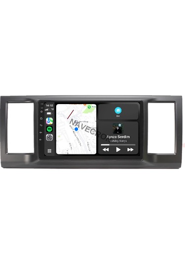 Volkswagen Transporter-caravelle 2015-19 9" Uyumlu Androıd Multimedya Gerçek 2/32 Kablosuz Carplay Geri Görüş Kameralı 9"