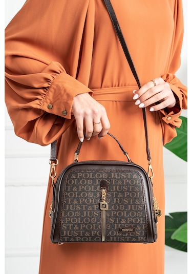 Just Polo Kadın Omuz Çantası Jpm2057 Kahve Kahve