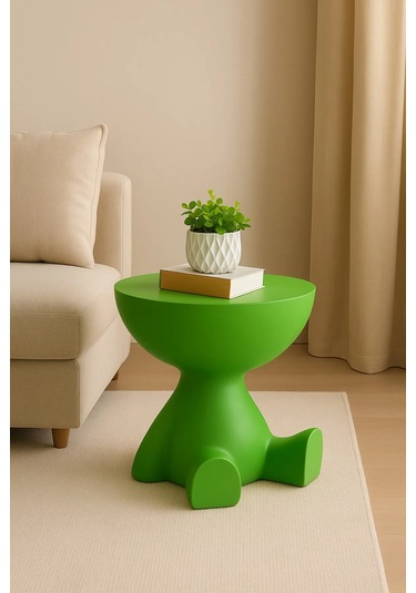 Tedy Yan Sehpa & Ayıcık Zigon Sehpa & Pinterest Sehpa Modeli - Yeşil Yeşil