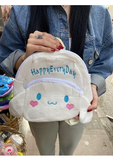 Sanrio Cinnamaroll Peluş Sırt Çantası 22 Cm-2041 Altın