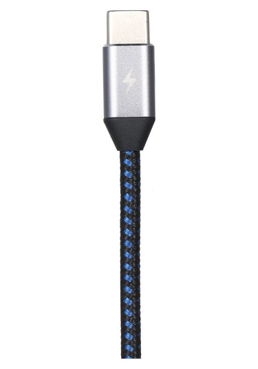 Springsun Type-c Tipi 3.1 Çift Uçlu编织数据线 - 10gbps Hızlı Veri Transferi Ve Şarj - Gri 1m