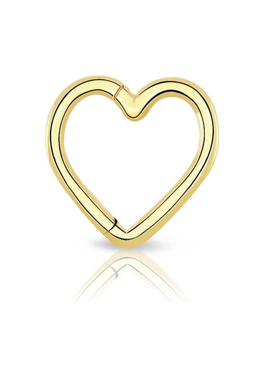 Kalp Altın Helix Piercing