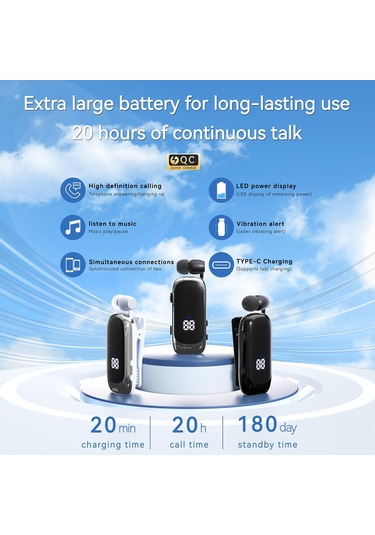 K88 Business Yaka Tek Kulak Bluetooth Kulaklık Siyah