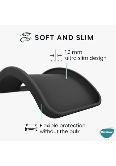 Microsonic Matte Silicone Xiaomi 17 Ultra Kılıf Siyah -