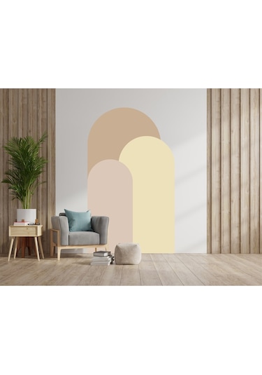 Bohem 3lü Duvar Sticker Çok Renkli