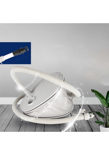 Dolıty Hortumlu Ayak Pompası Yüksek Hacimli Dış Mekan Hava Beyaz Çok Renkli