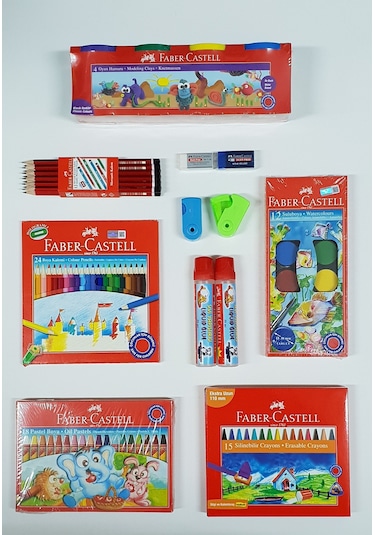 Faber Castell Kırtasiye Seti 9 Parça