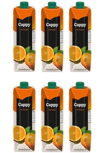Cappy Portakallı İçecek 1 Lt X 6 Adet
