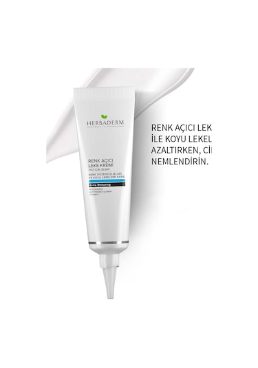 Herbaderm Yüz İçin Renk Açıcı Leke Kremi SPF30 55 ML