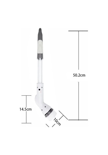 Çok Fonksiyonlu Elektrikli Temizleme Fırçası Usb Şarj Banyo