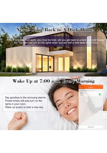 Didadodo Sesle Kontrolü Akıllı Ampul: Google Home & Echo Uyumlu, 16 Milyon Renk, Zamanlayıcı, Enerji Tasarrufu Çok Renkli Çok Renkli