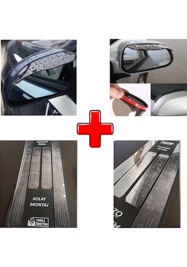 Peugeot 806 Uyumlu Kapı Eşiği Ve Ayna Yağmur Koruyucu (554237600)