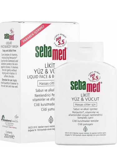 Sebamed Likit Yüz Vücut 200 ML Kremi