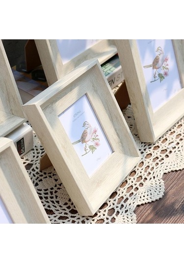 Novahub Kahverengi Ahşap 5-10 Inç Çerçeve, Genişletilmiş Sınır, Çift Kullanımlı, Basit Fotoğraf Dekor