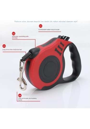 Soulader Otomatik Geri Çekmeli Yelek Tipi Köpek Tasması, Büyük Irk Labrador Ve Golden Retriever İçin Rahat Yürüyüş Kayışı, Küçük Köpekler İçin Ayarlanabilir Boyun Askısı