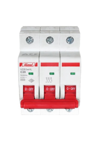 Himel 3x20A 4.5kA C Eğrisi Otomatik Sigorta