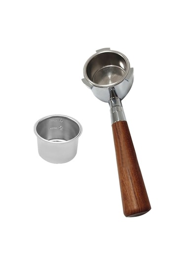 Flybuy Delonghi Dedica Ec680 Kahve Makinesi C İçin 51mm 3 Kulak Koyu Kahverengi Portafilter Koyu Kahverengi