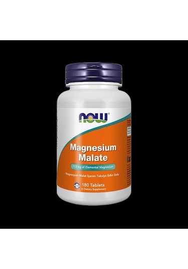 Now Magnesium Malate 180 Tablet