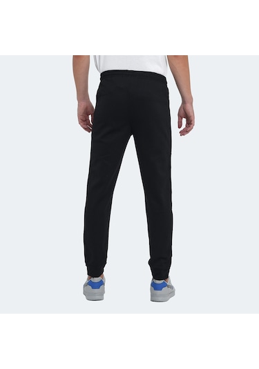 Slazenger ONLY IN Erkek Fermuar Cepli Siyah Eşofman Altı